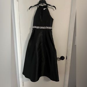 Black full length evening gown